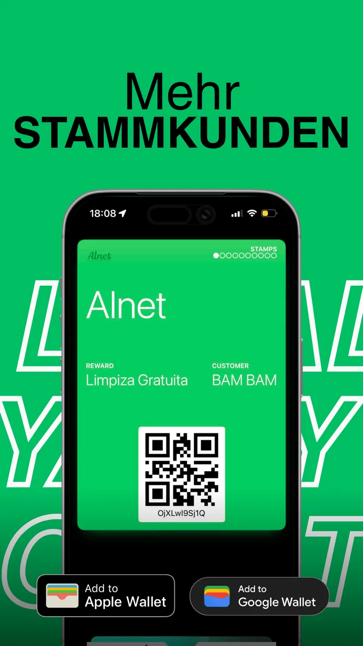 Gebrandete Kundenkarte in Apple Wallet